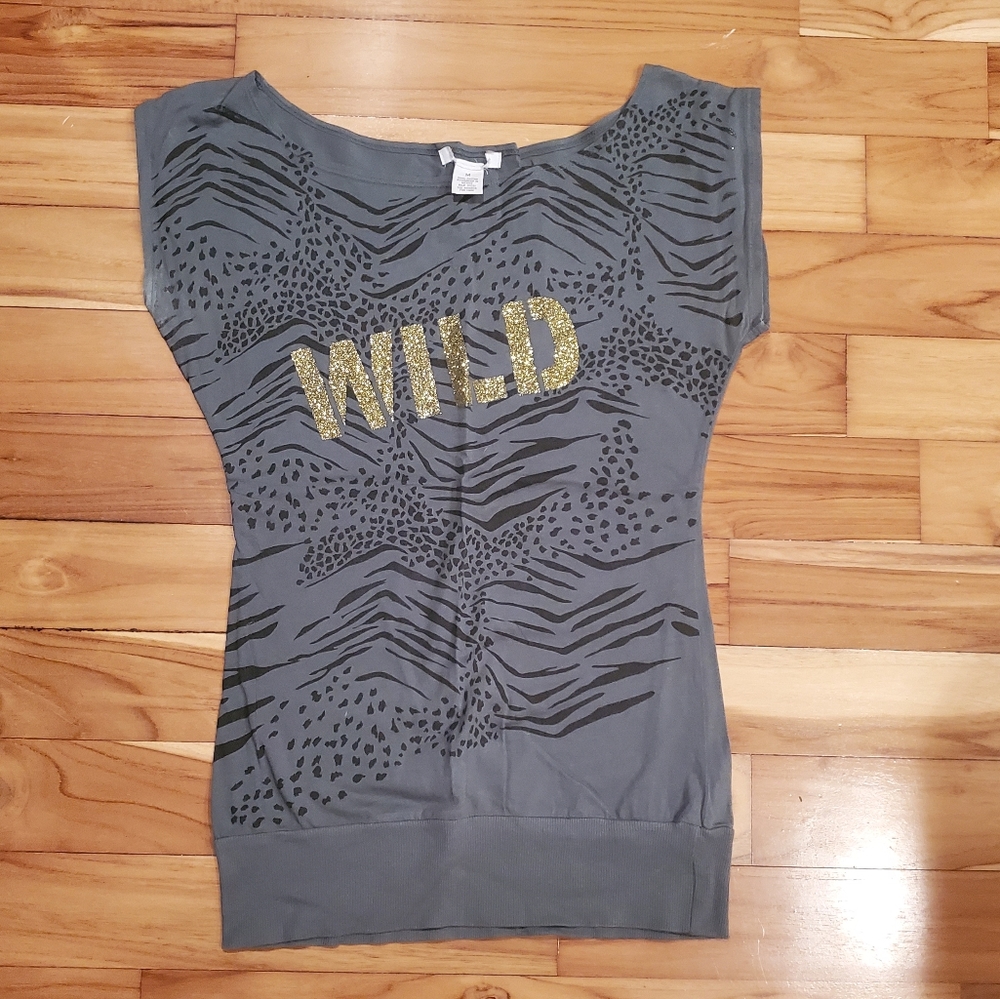 WILD glitter t-shirt